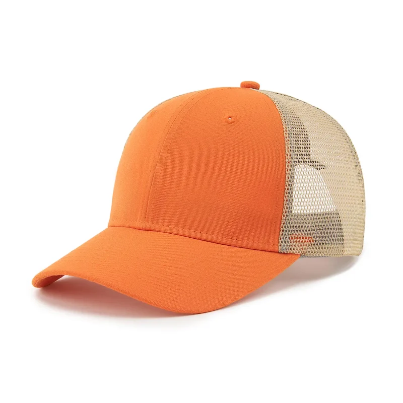 RPET Canvas Vintage Blank Trucker Cap 2-Tone | PTY6