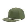 Recycled Nylon blank Switchback Ball Rope Cap olive green main image NSN521