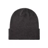 100% RPET Knitted Blank Cuffed Beanie-grey-PBN0207
